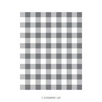 Buffalo Check Clear-Mount Stamp Set