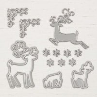 Detailed Deer Thinlits Dies